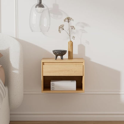 Mid Century Modern Floating Nightstand, Wall Mounted End Table - Image 6