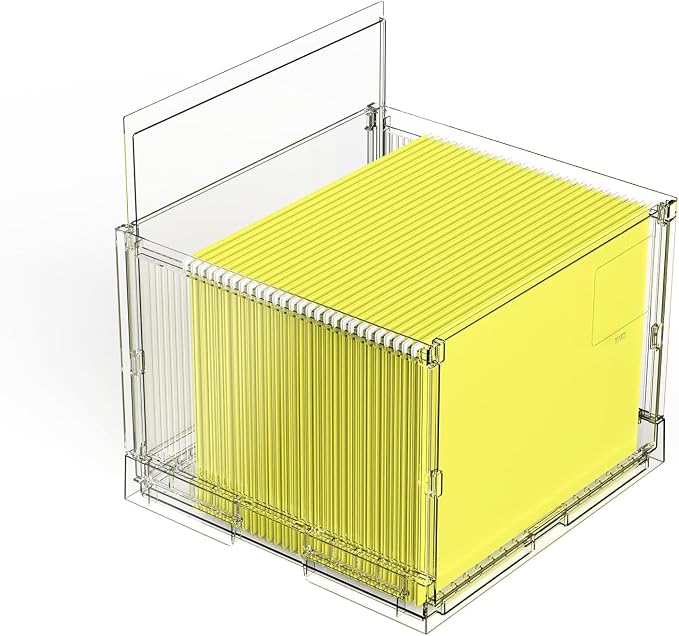 MUKAI File Box Organizer, Hanging Folder Storage Boxes, File Folder Organizer by Unknown