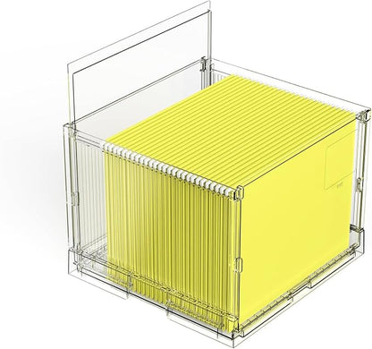 MUKAI File Box Organizer, Hanging Folder Storage Boxes, File Folder Organizer by Unknown