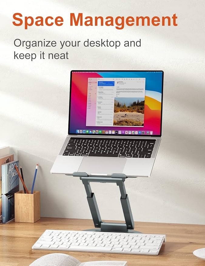 tounee Telescopic Laptop Stand for Desk - Image 8
