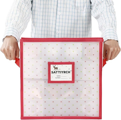 Sattiyrch Plastic Christmas Ornament Storage Box - Image 7