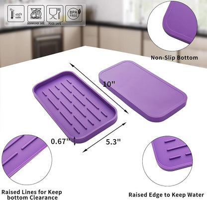 Silicone Kitchen Sink Organizer Tray - Image 2