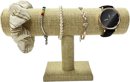 Coward T-Bar Bracelet Holder Organizer Display Jewelry Scrunchie Watch Storage by FocusOnJewelryDisplay15yrs