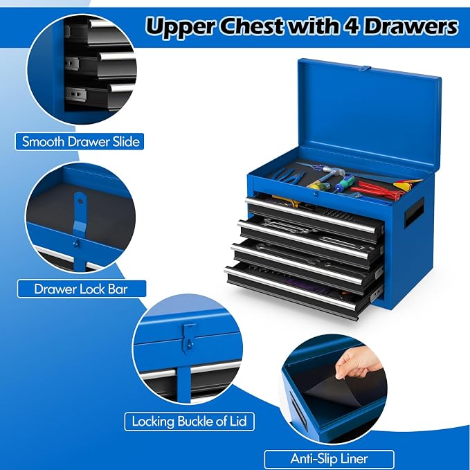 Goplus Tool Chest, 5-Drawer Rolling Cabinet - Image 6
