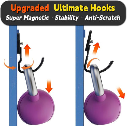 ULIBERMAGNET New Upgraded Extra Large Magnetic Hooks, 2 Pack Heavy Duty - Image 4