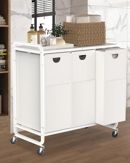 Laundry Sorter 3 Section, Laundry Basket - Image 8