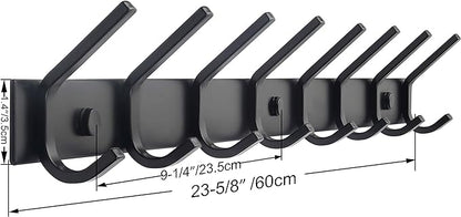 WEBI Coat Rack Wall Mounted, 8 Coat Hooks - Image 2