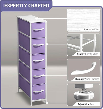 Sorbus Kids Dresser with 5 Drawers - Image 4