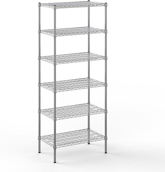 18" Deep x 30" Wide x 74" Height Wire Shelving Kit | 6-Tier | NSF Commercial by Regal+Altair