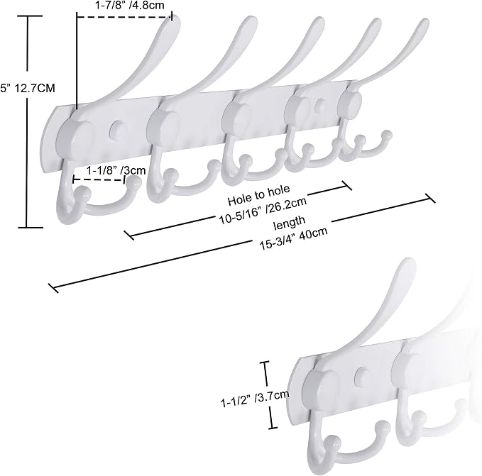 Dseap Wall Mounted Coat Rack - Image 6