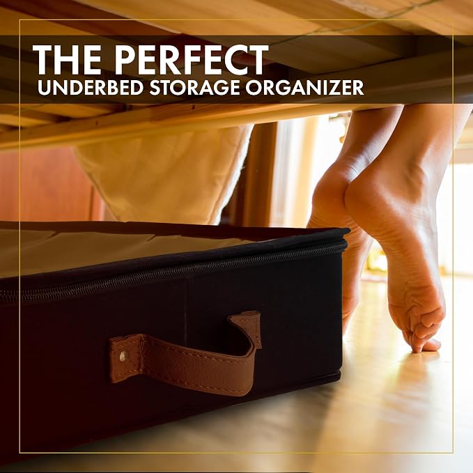 HOMELUX THEORY 2pc Under Bed Storage Containers, Bedroom Under the Bed Drawer - Image 8