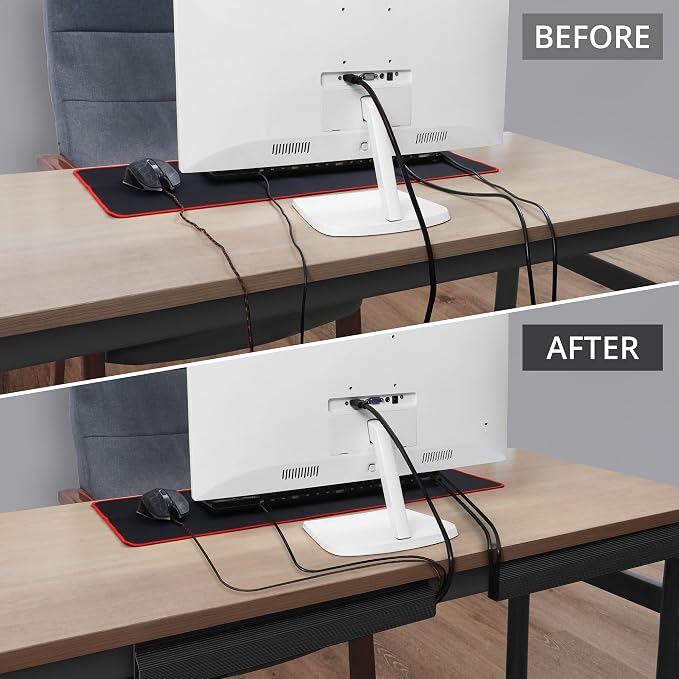 Cable Management Under Desk Self Adhesive Cable Raceways Channel - Image 2