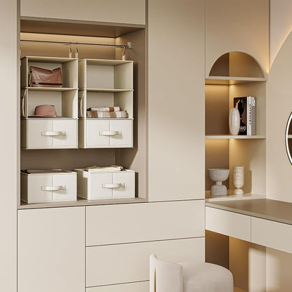 Vailando 3-Shelf Hanging Closet Organizer, Baby Clothes Storage and Organization - Image 8