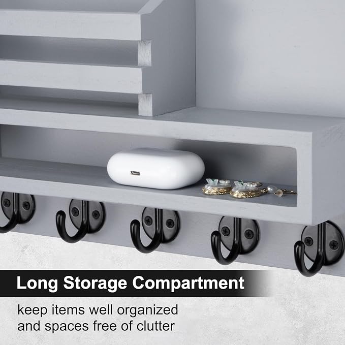 Key and Mail Holder Wall Mount, Key Hanger - Image 4