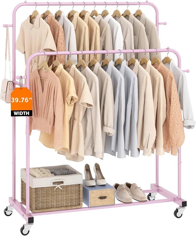 Laiensia Double Rods Garment Rack by Laiensia