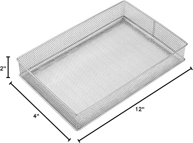 YBM HOME Silver Mesh Drawer Organizer and Storage - Image 7