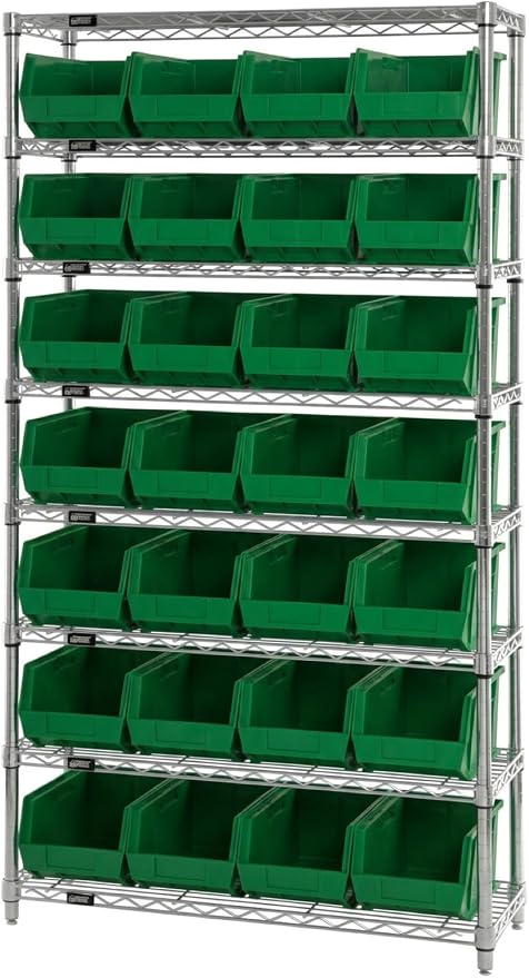 Quantum Storage QUS238 Heavy-Duty Stackable Plastic Storage Bins - Image 5