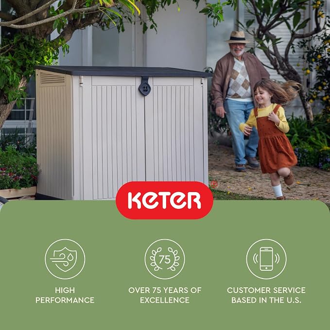 Keter Store-It-Out MIDI Outdoor Resin Storage Shed – Weather-Resistant - Image 16
