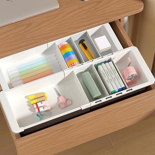 YOOUSOO Expandable Drawer Organizer, Drawer Dividers Organizers and Storage by YOOUSOO
