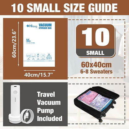 Travel Vacuum Bags with Electric Pump, Vacuum Travel Bags - Image 2