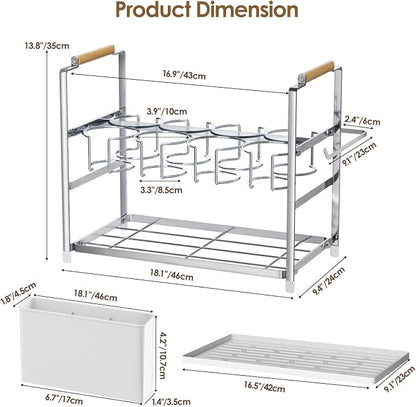 Housolution Water Bottle Organizer Drying Rack - Image 7