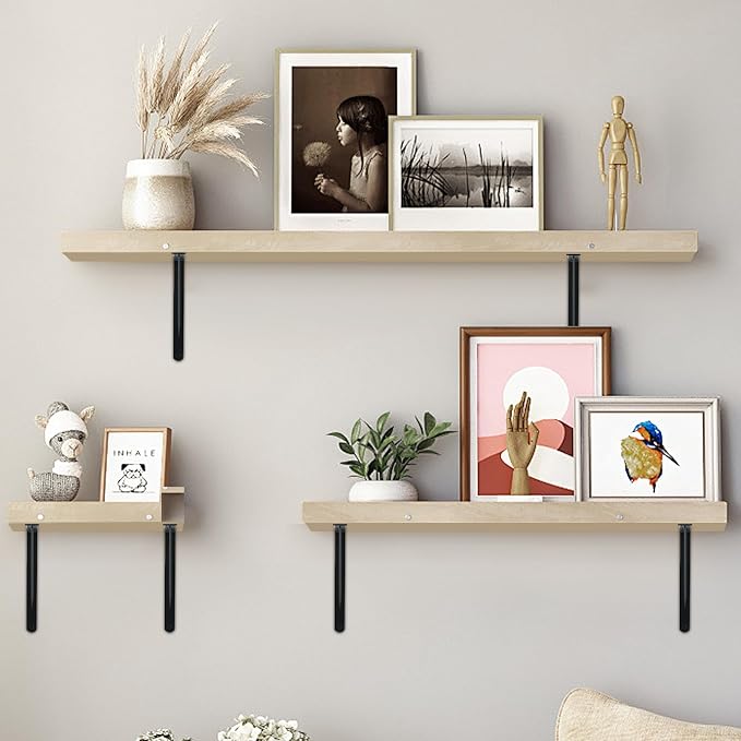 16 Pack L20 x H 12" Black Heavy Duty Shelf Brackets - Image 7