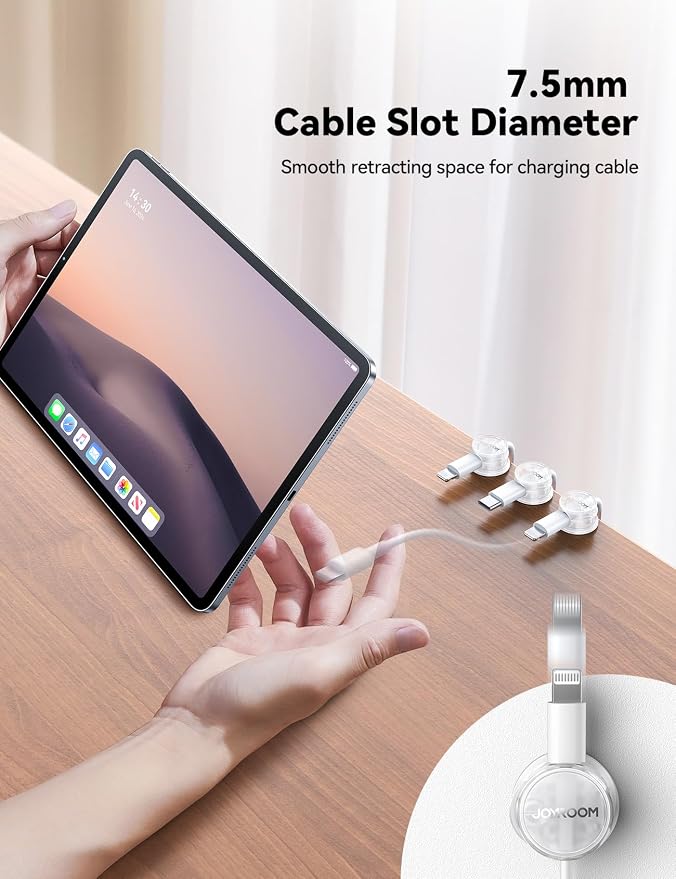 9 Pack Cable Management Cord Holder Organizer, JOYROOM Magnetic Cable Clips - Image 4