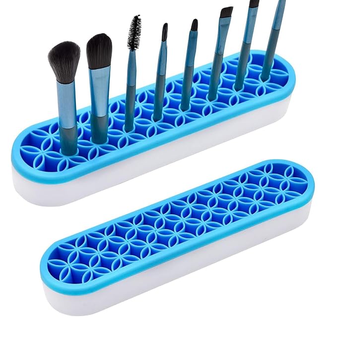 TANG SONG 1 PC Silicone Make up Brush Holder Cosmetic Storage Box Desktop - Image 3