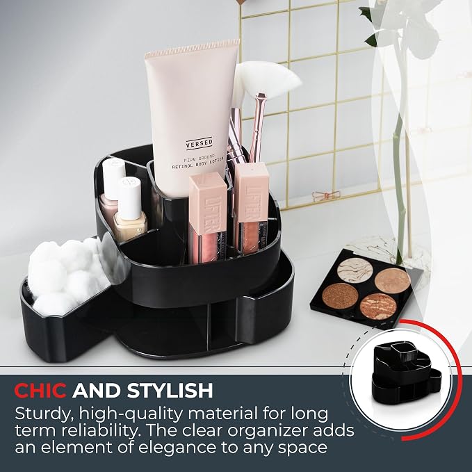 Masirs 360° Rotating Makeup Organizer - Image 4