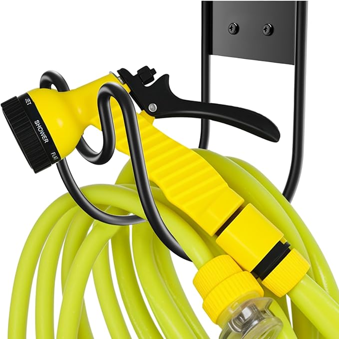 Garden Hose Holder Wall Mount, Garage Accessories by JUVAENY