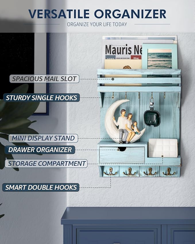 Rebee Vision Decorative Key Holder Wall Mount - Image 5