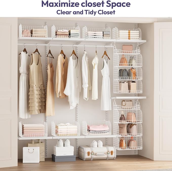 SWTYMIKI Hanging Closet Organizer Storage - Image 6
