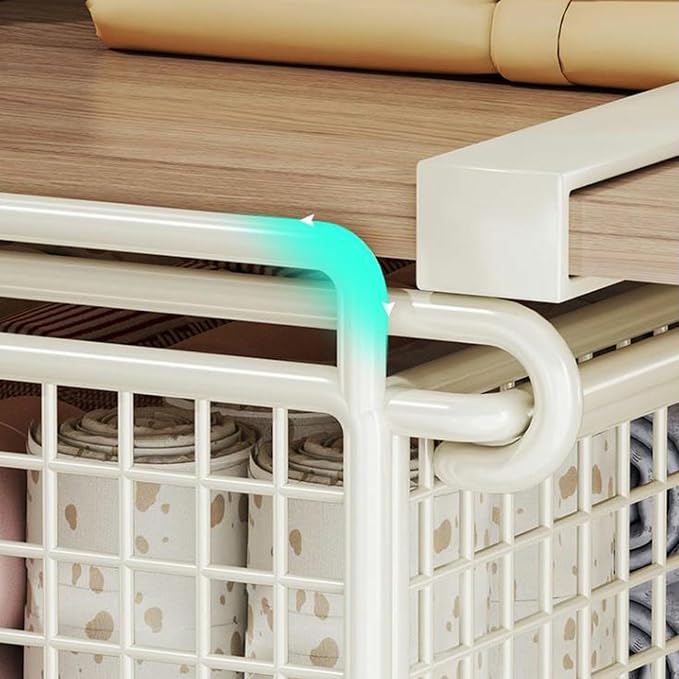 Hanging Cabinet Bin Drawer Multifunctional Under Shelf Storage Basket Bedroom - Image 7