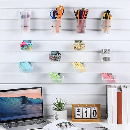 GlikCeil 18 Sets Slatwall Accessories Bins Cups - Image 5