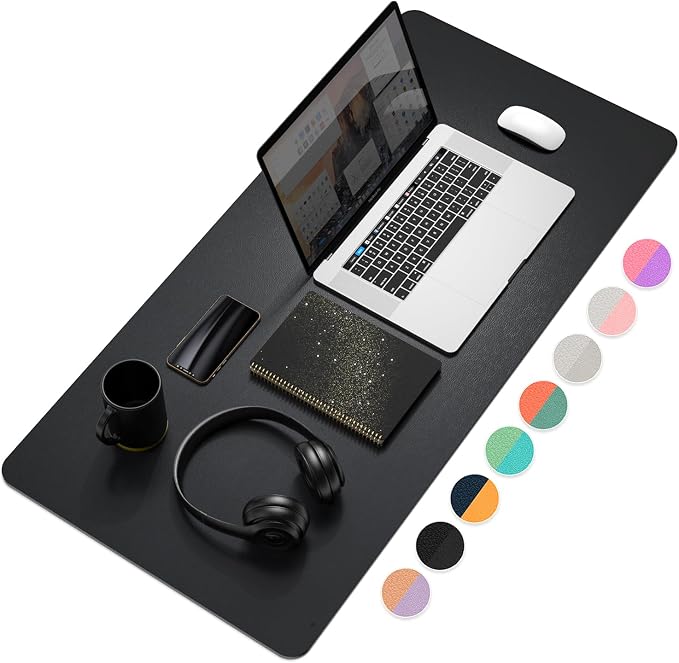 YSAGI Dual-Sided Desk Pad Protector, Desk Mat by YSAGi