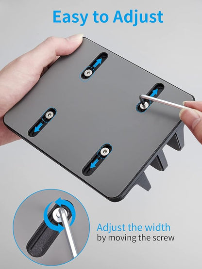 JARLINK Vertical Laptop Stand Holder, Aluminum Double Desktop Stand Holder - Image 4