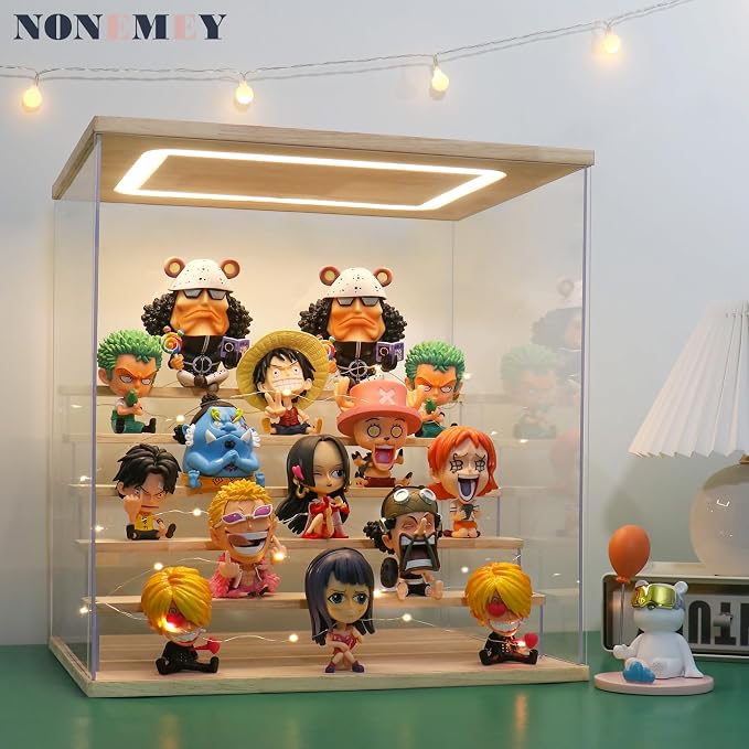NONEMEY Clear Acrylic Display Case Stand - Image 3