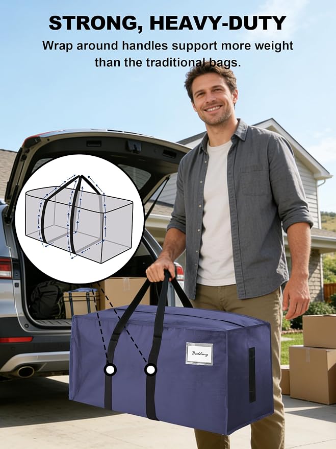 HOMESURE Supports 200lbs Heavy Duty Moving Bags - Image 2