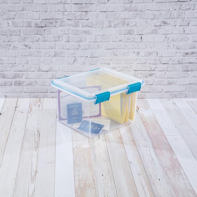 Sterilite 8-Pack Gasket Box, Weather-Resistant Storage Bins - Image 8