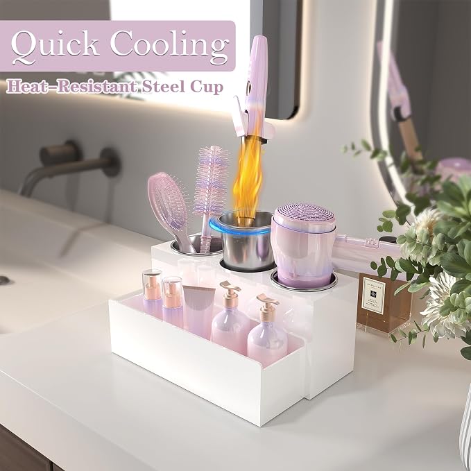 Hair Tool Organizer, Acrylic Hot Hair Styling Tool Organizer - Image 5