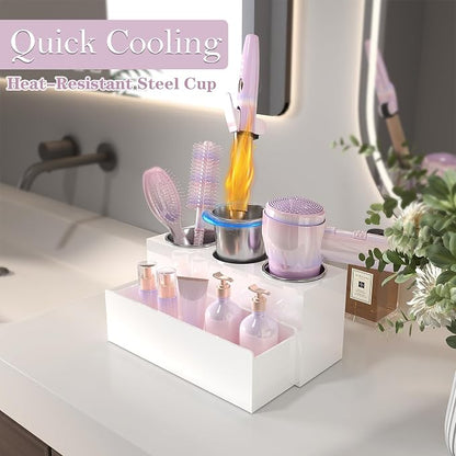 Hair Tool Organizer, Acrylic Hot Hair Styling Tool Organizer - Image 5