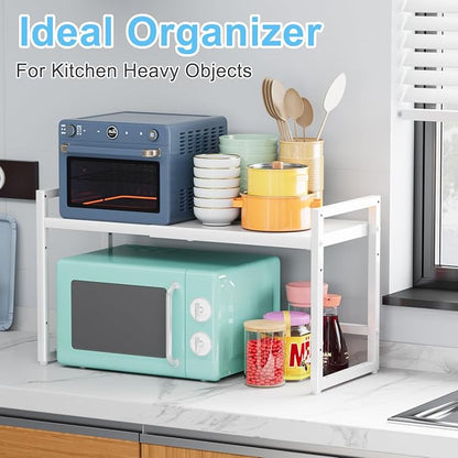 Expandable Kitchen Storage Shelves, 110LBS Heavy Duty Metal Shelving Units and - Image 9