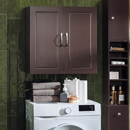 SoBuy Wall Cabinet, Bathroom Storage, 23.6 x 11.8 x 23.6 in, Universal Cabinet - Image 5