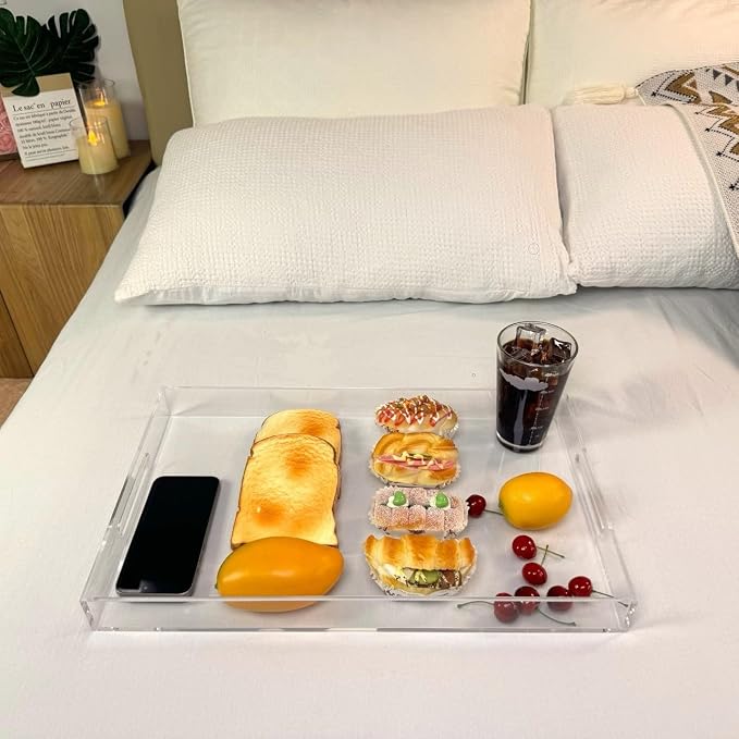 Clear Sturdy Acrylic Serving Tray - Image 5