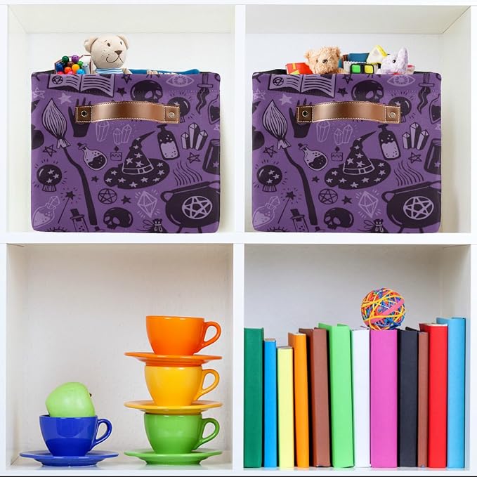 Halloween Witch Foldable Storage Basket - Image 6