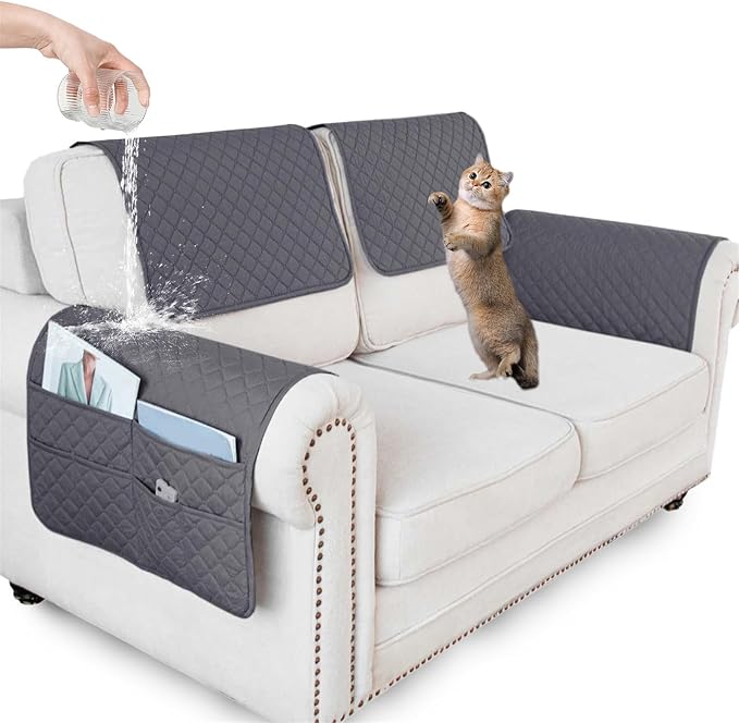 Waterproof Sofa Armrest Cover Headrest Cover by ZGDDPZA