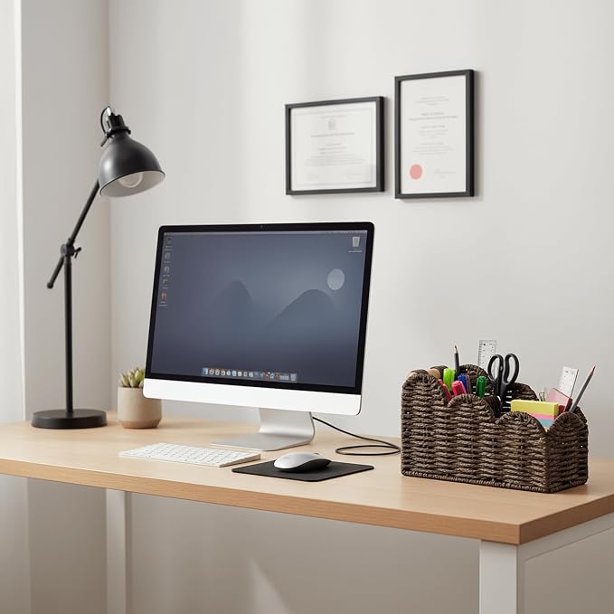 CubesLand Bedside Table Desk Organizer Caddy, Remote Pen&Pencil Holder Cup - Image 3