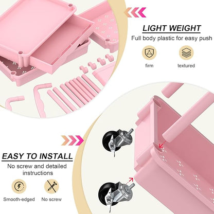 Goovilla 3 Tier Rolling Utility Cart Organizer - Image 3