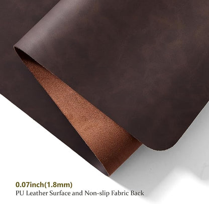 Distressed Leather Desk Mat - Image 3