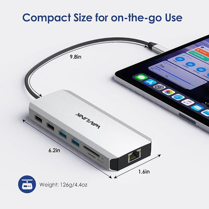 Laptop Docking Station, 12 in 1 Triple Display USB C Hub - Image 8